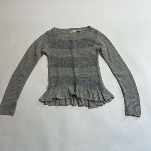 ANTHROPOLOGIE SLEEPING ON SNOW textured sweater